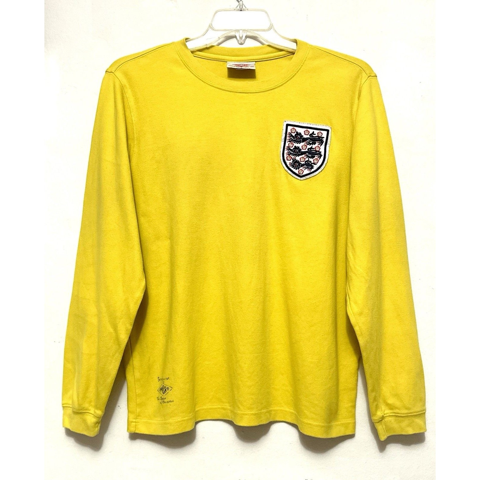 England 1966 World Cup Gordan Banks # 1 Final Umbro Gk Remake Yellow Jersey L